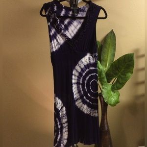 INC Ruffled Vneck Dress